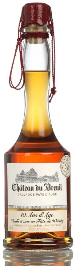 Château Du Breuil Calvados Pays D'Auge 10yr Finition Fûts De Whisky