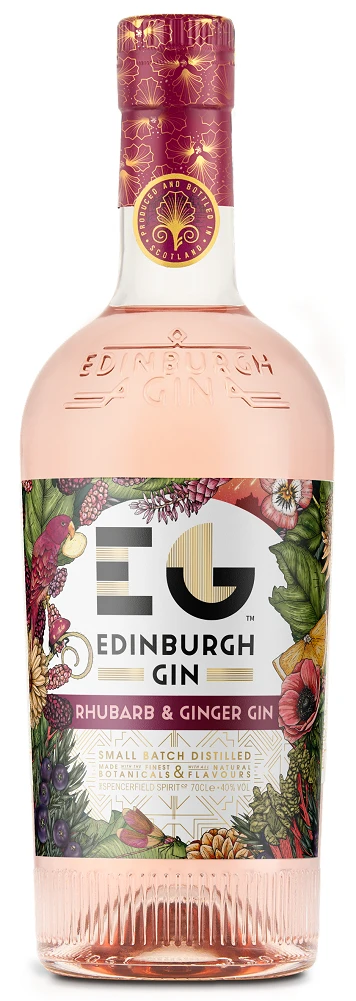 Edinburgh Rhubarb & Ginger Gin 1 Edinburgh Rhubarb & Ginger Gin