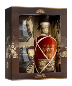 Plantation XO 20th Anniversary With Two Glasses
