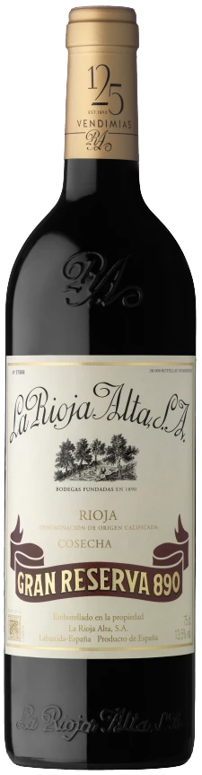 La Rioja Alta 890 Gran Reserva Selection Especial 2005