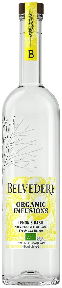 Belvedere Organic Infusions Lemon & Basil